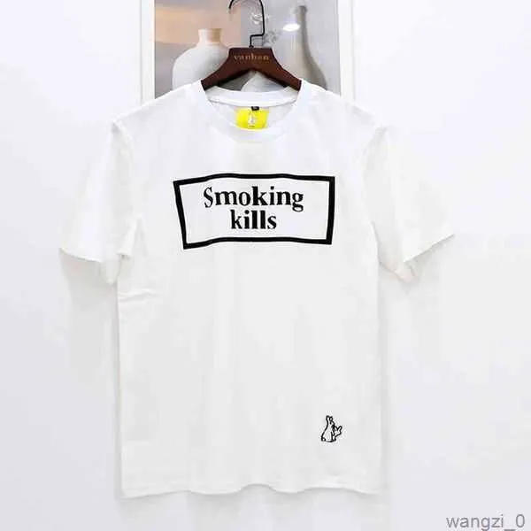 Men's T-shirts Embroidery Fxxking Rabbits Shirts Best Quality Casaul #fr2 Fashion Cotton 9 0K61