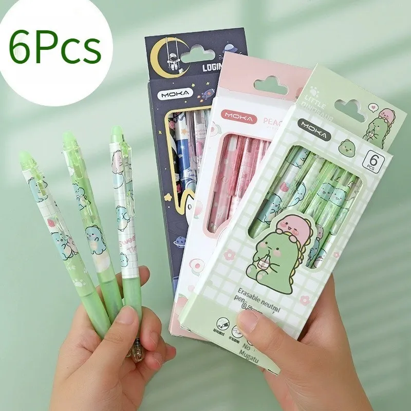 TULX 6PCS school supplies stationery pens kawaii cute stationery