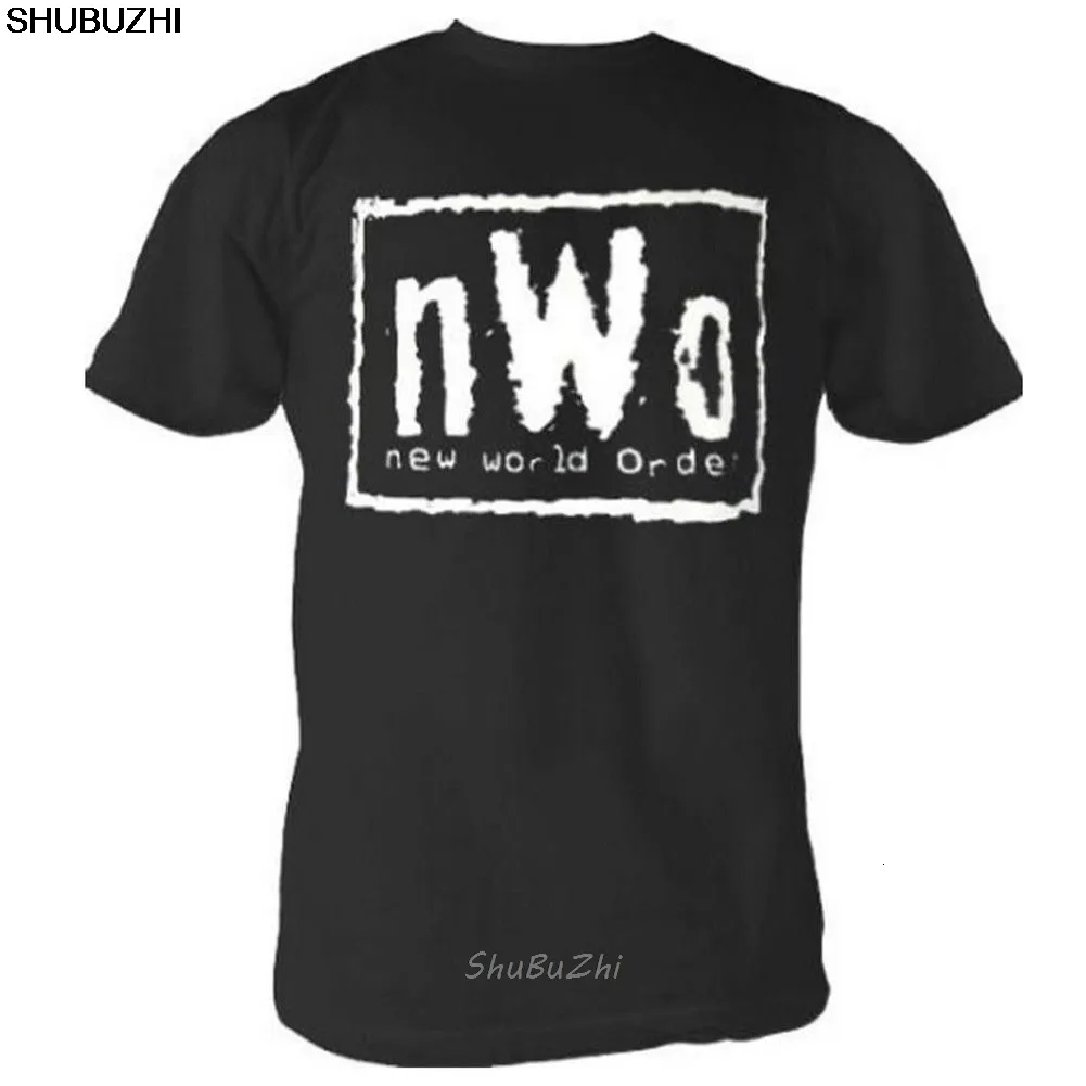 Camisetas para hombres NWO World Order Wrestling Camiseta negra para adultos Camiseta informal con orgullo para hombres Camiseta unisex Tamaño grande top sbz3047 230428