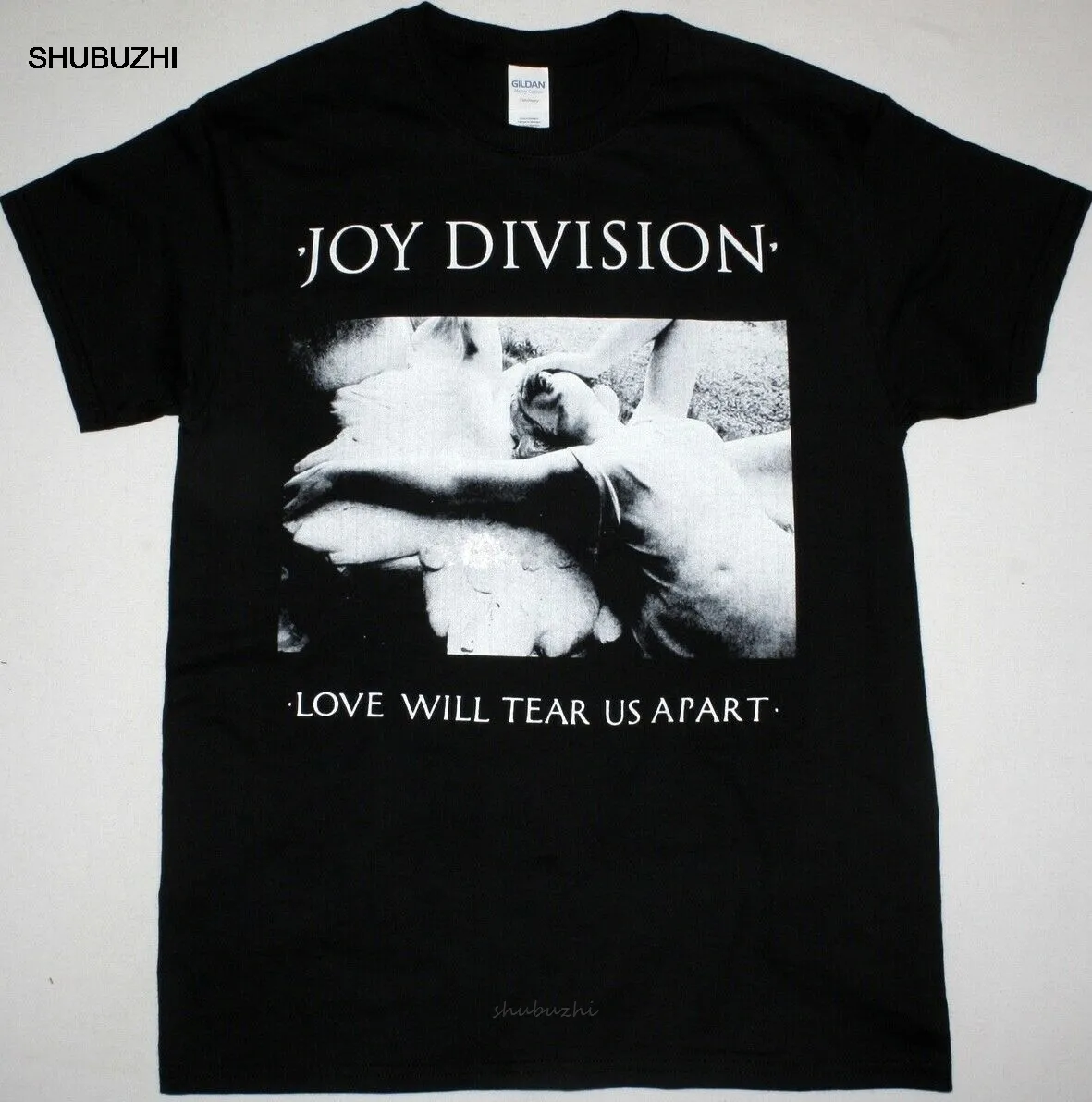 Мужские футболки JOY DIVISION LOVE WILL TEAR US APART ЧЕРНАЯ ФУТБОЛКА POST PUNK ORDER хлопковая футболка мужская летняя модная футболка евро размер 230428