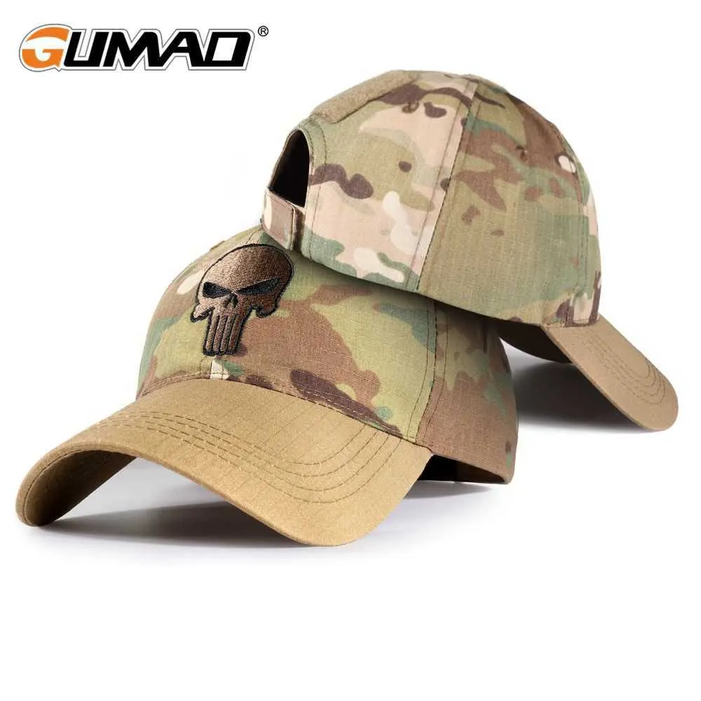 Buitenhoeden Outdoor Tactical Baseball Cap Sport Militaire eenvoud Leger Camo Hunting wandelen Airsoft Verstelbare Caps Basketball Snapback Hat J230502