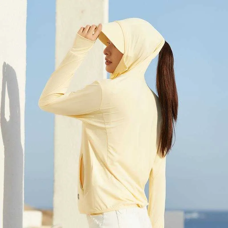 Banana Summer Ice Jacket Silk Brim Sun Protection Clothing Mens And Womens