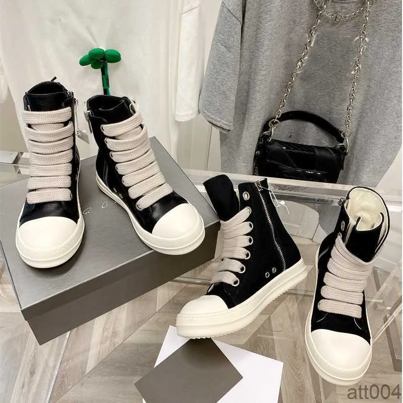 Rick owen high canvas 2025
