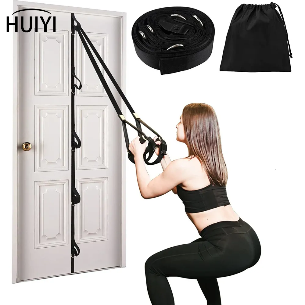 Workout bands for door top