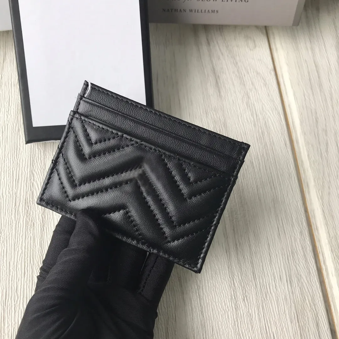 Designer Women Fashion famous Genuine leather wallets canvas luxury printing retro wallet cardholder women G card holders Mini Bank Card bag