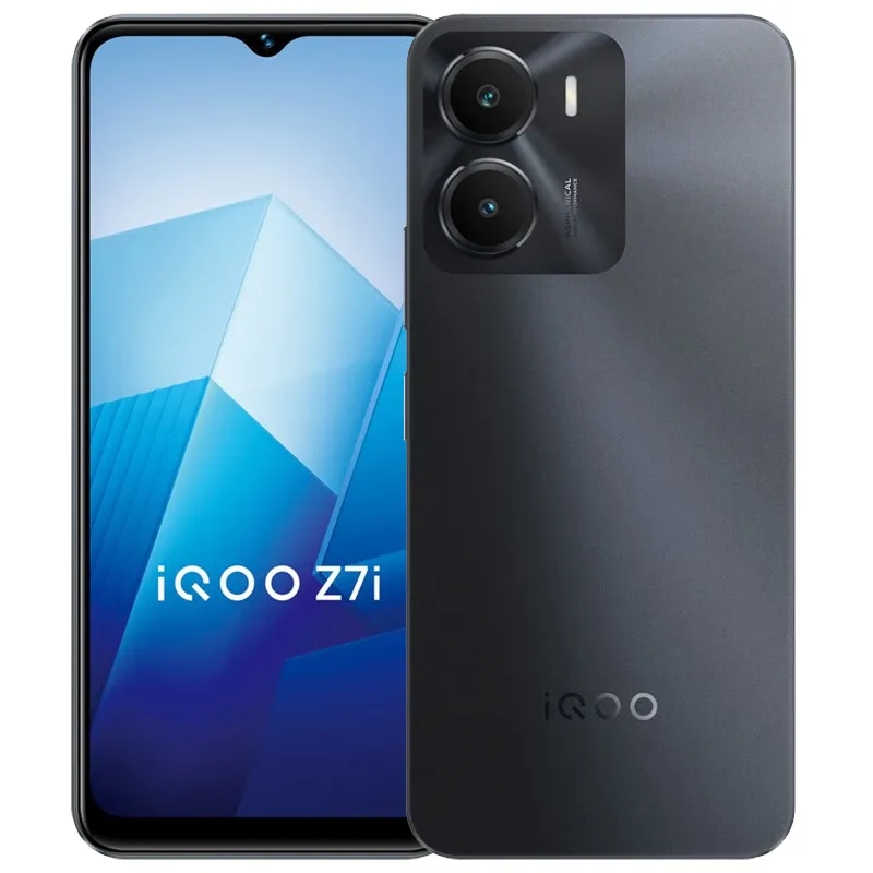 Original Vivo IQOO Z7I 5G Mobiltelefon Smart 4GB 6GB RAM 128 GB ROM OCTA CORE MTK DIMENSITY 6020 Android 6.51 "Fullskärm 13.0MP 5000mAh Fingeravtryck ID FACE COLEFEL TELEFON