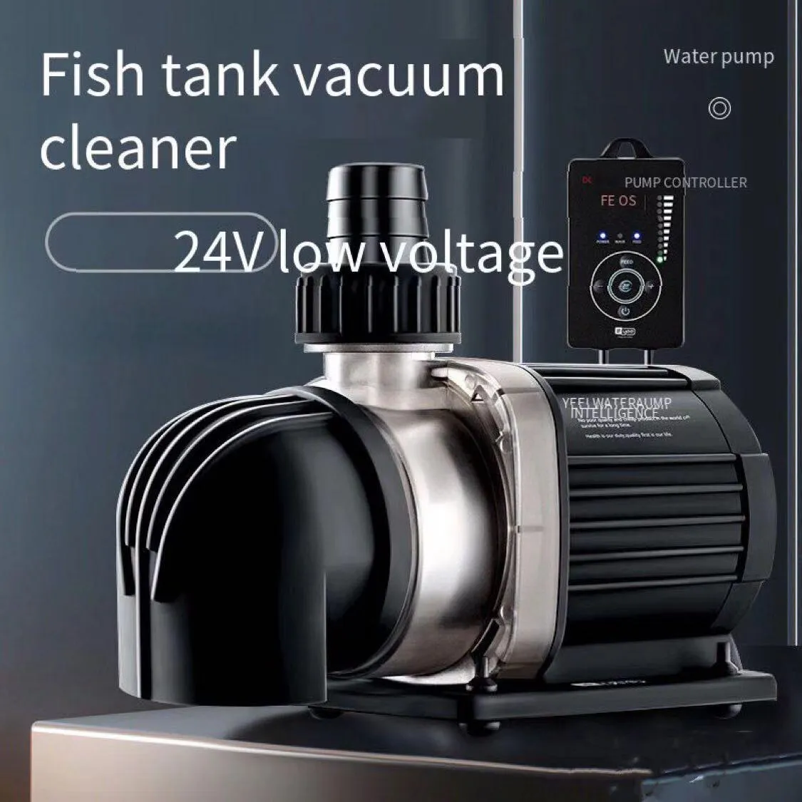 Pompes 24V haute puissance pompe submersible aquarium filtre pompe pompe à eau fréquence variable ultra économie d'énergie silencieux aquarium accessori