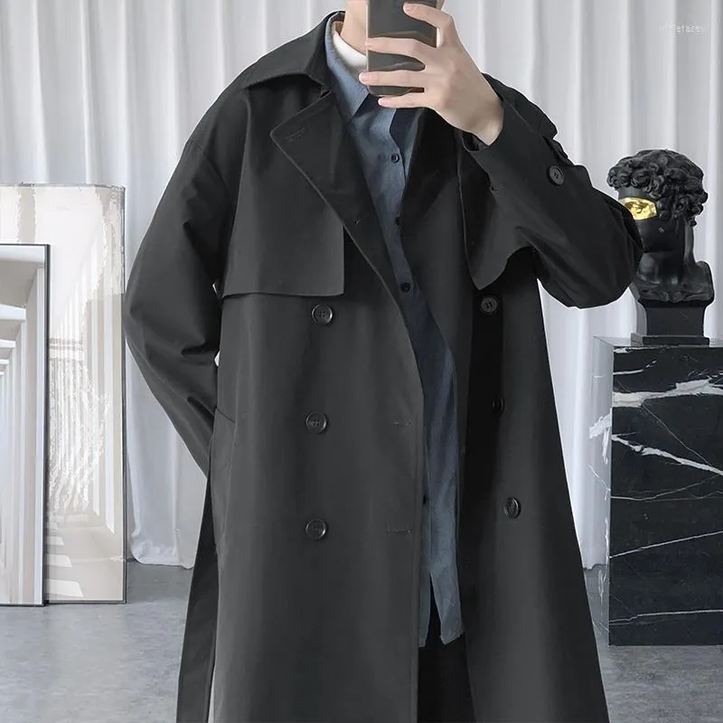 Trench Coats Voor Heren 2023 Spring En Herfst Fashion Coat Men