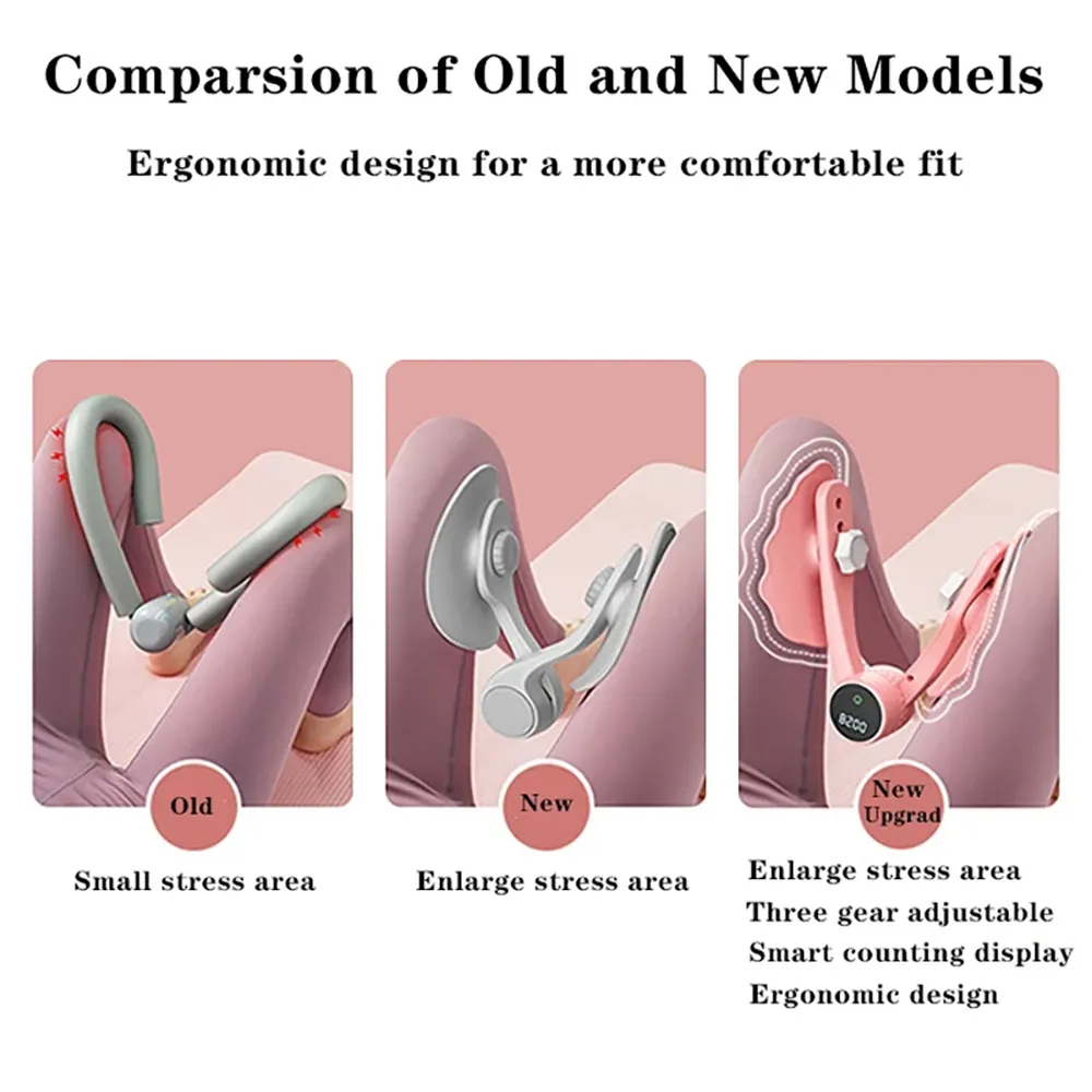 Integrated Fitness Equip Kegel Exerciser Device Pelvic Floor Strengthener Stimulator Inner Thigh Exercises Equipment for Women PC Muscle Trainer