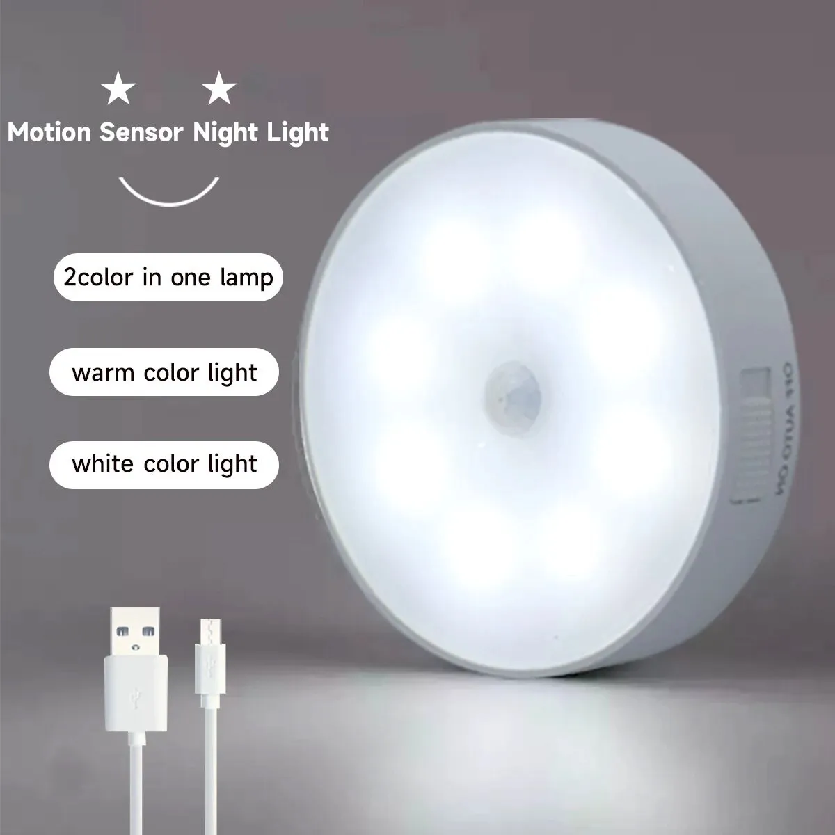 Smart motion sensor night light 2025