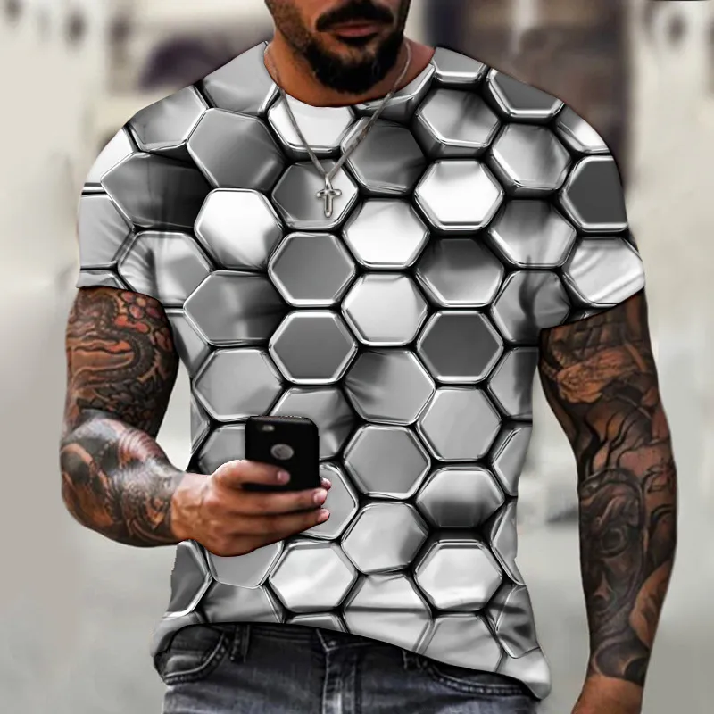 Hip Hop Sportwear Punk Casual Autumn Men Print Cool The Knight Templar 3D T-shirt 002