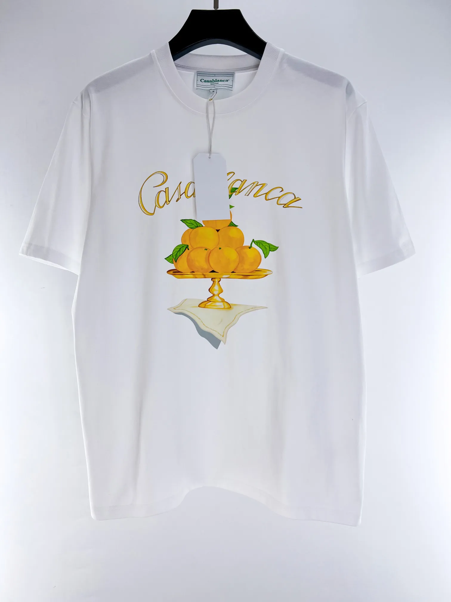 White and orange designer t shirt 2025