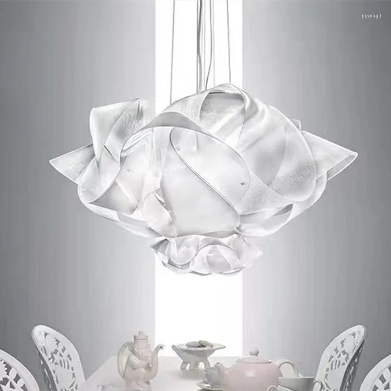 Lâmpadas pendentes pós-moderna acrílico iluminação designer de luxo suspensão lâmpada lâmpada sala de estar decoração de casa criativa