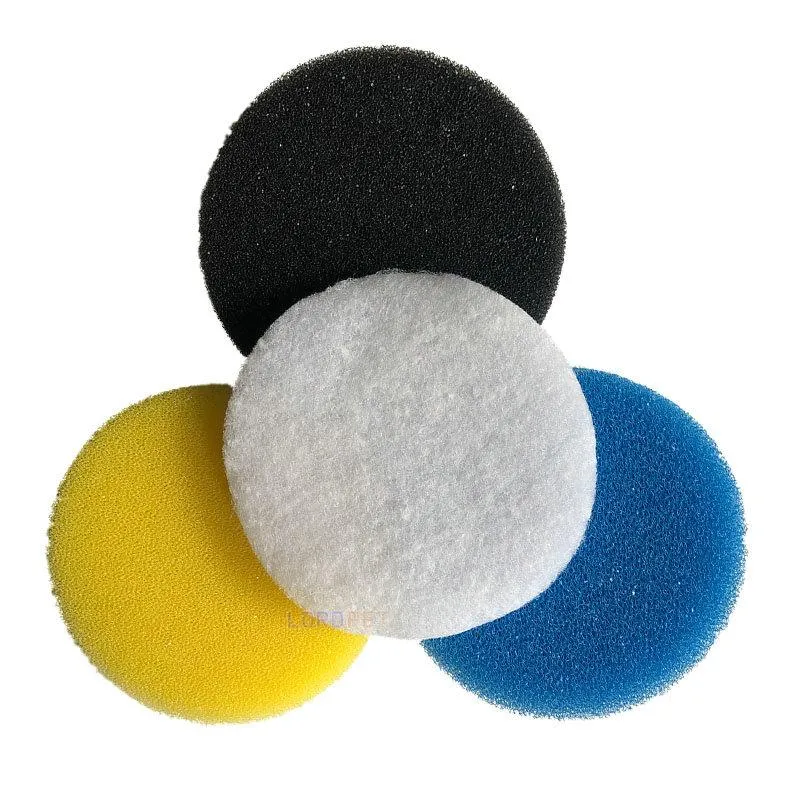 Shavers Filter Sponge Set 4pcs Coarse Medium Fine for Sunsun Hw604 Hw604b Ew604 Ew604b Canister Filter Aquarium Accessories