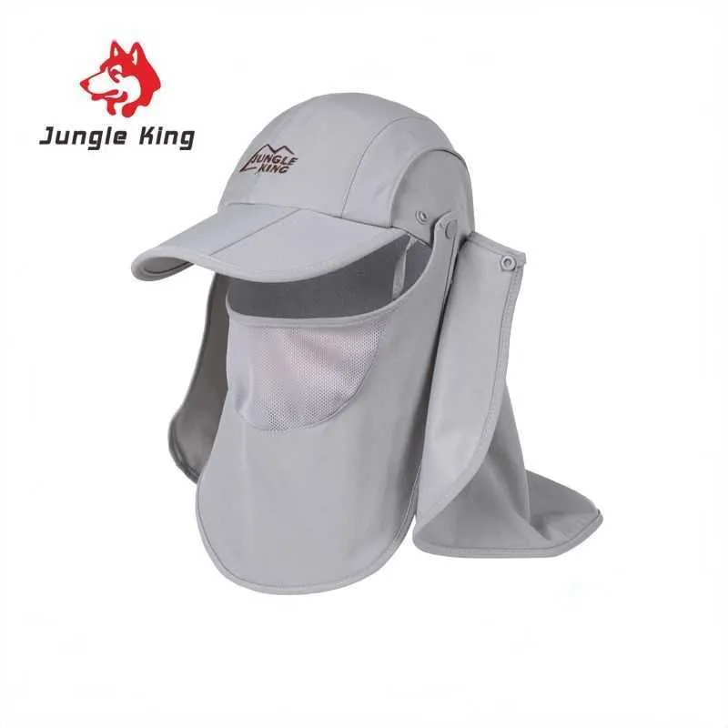 JUNGLE KING MZ45 Outdoor Upf Fishing Hat With Sun Visor And