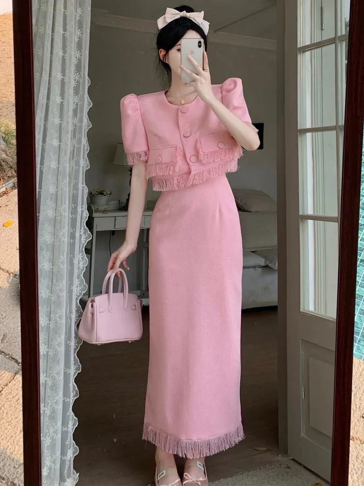 Korean 2 deals piece dress