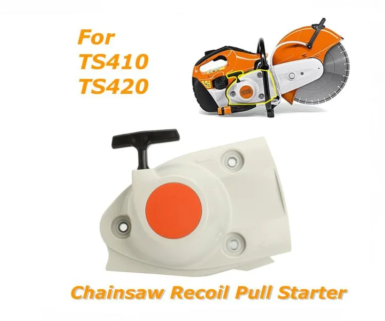 GereedSchap Recoil Rewind Pull Starter Cover Assembly voor STIHL TS410 TS420 TS480I TS500I TS 410 420 480I 500I Beton Cutquk Saws