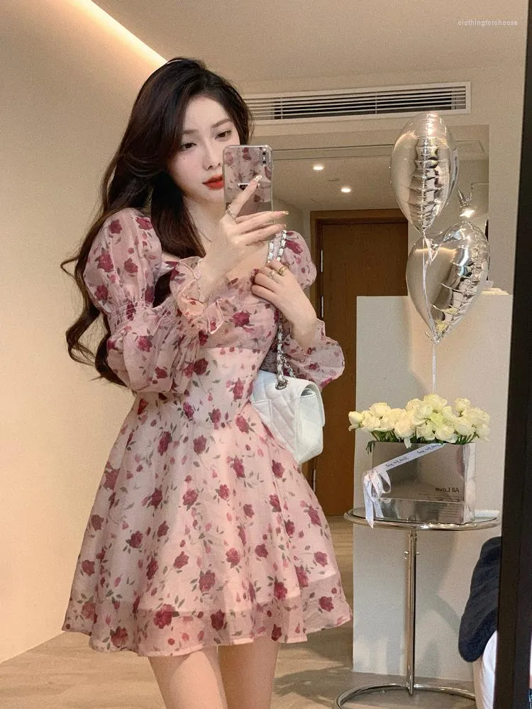 Pink dress korean deals