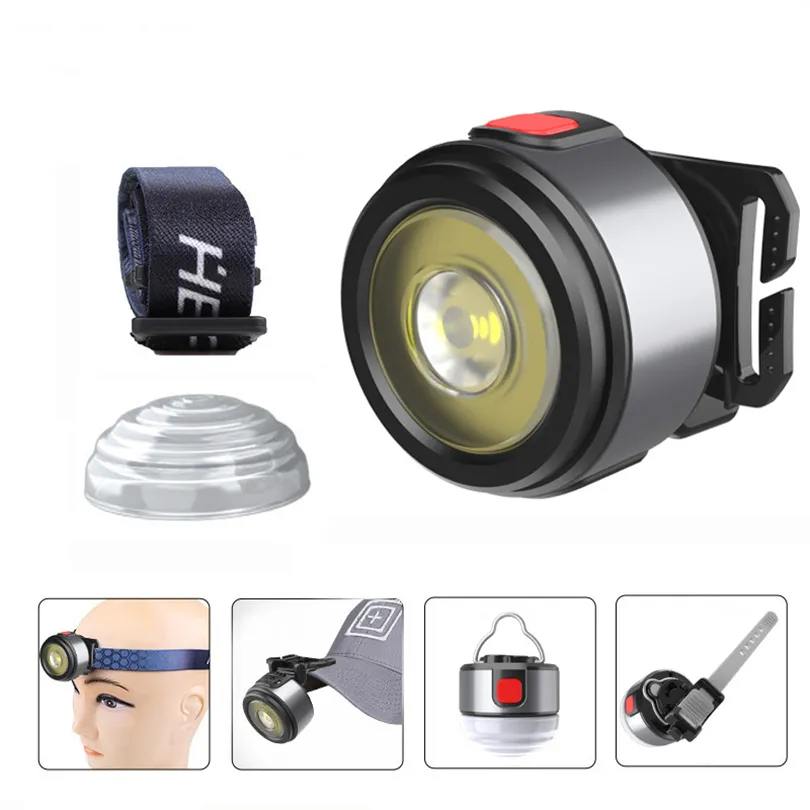 Wielofunkcyjne jasne reflektor z magnesem haczykiem kemping lampa klips lampa lampa rowerowa lampa robocza światło mini 800 mAh Cob