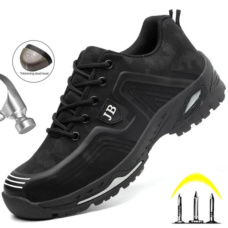 Безопасность обуви стальные носки для рабочих кроссовок Anti Smash Men Men Women Puncture Proncure Construction Indearrultaint The Shoe 230503