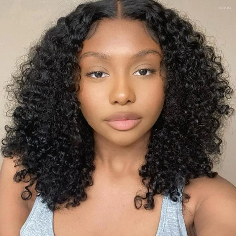 Curly bob wigs for black women deals