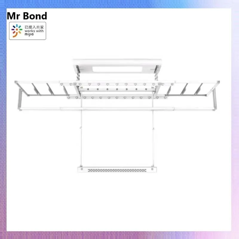 Organization Mr Bond M1TPro Smart Hanger Machine With Dryer Load capacity 35kg Work With Mihome APP With Airing Rod For Smart Home