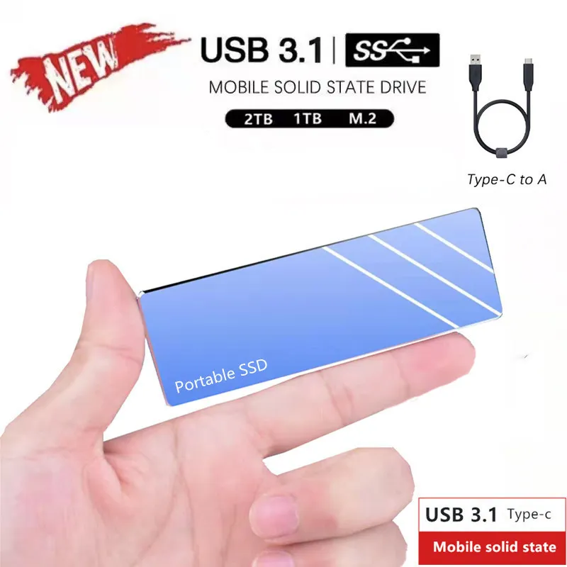 DHgate.com:Mini Portable SSD Type-C/USB3.1 External Mobile Solid State ...