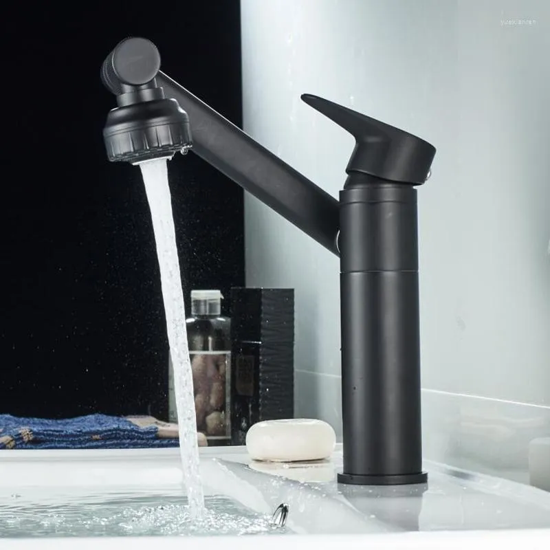 Robinet mitigeur lavabo noir rotatif 360° ROTATE – Le Mitigeur : Boutique  en ligne de robinetterie