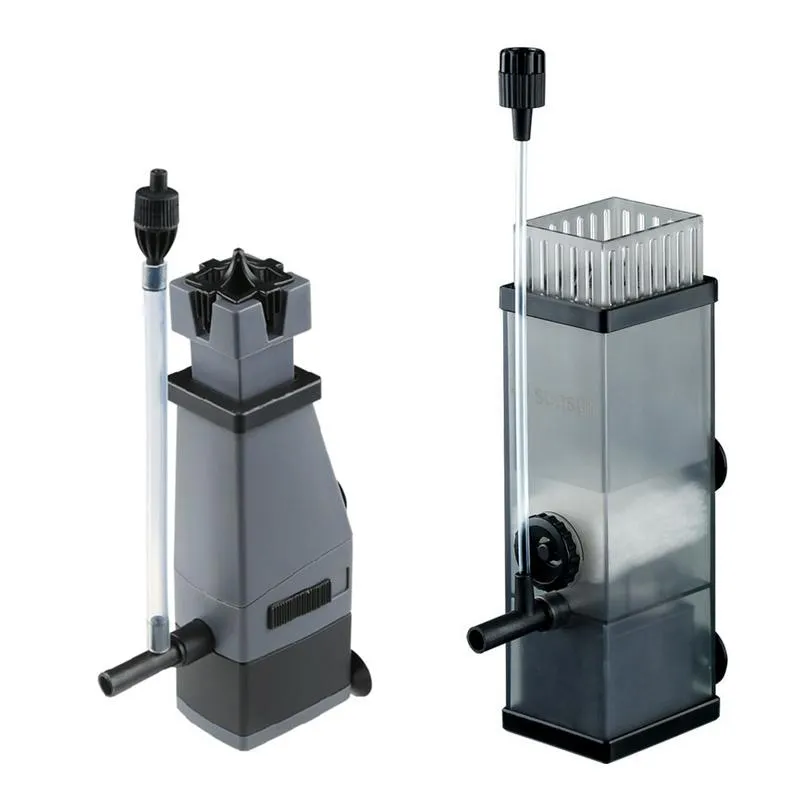 Accessori Pompa per acquario da 5 W Skimmer di superficie per rimuovere l'olio Slick Dispositivo di rimozione della pellicola d'olio Pompa per schiumatoio di proteine dell'acqua per acquario Pompa filtro dell'acqua