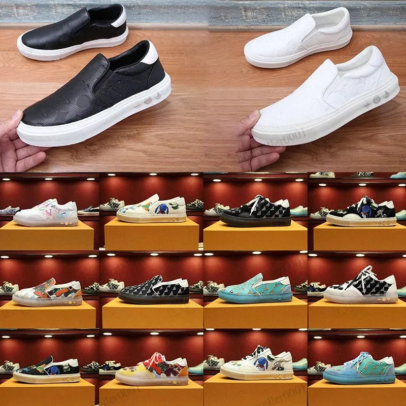 Ahorra a lo Grande en Compras al por Mayor de Zapatos De Lona De Cuero Para  Hombre Zapatos De Lona Informales Para Hombres: Mocasines Estampados De