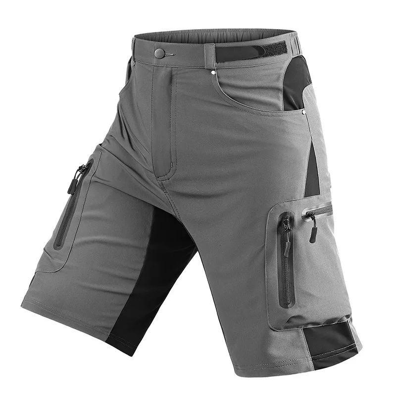 Herren Shorts MT001 Herren Mountain Shorts Fahrradshorts Reißverschlusstaschen Radfahren MTB Fahrrad Bermuda Fahrradhose Fahrrad MTB Shorts 230503