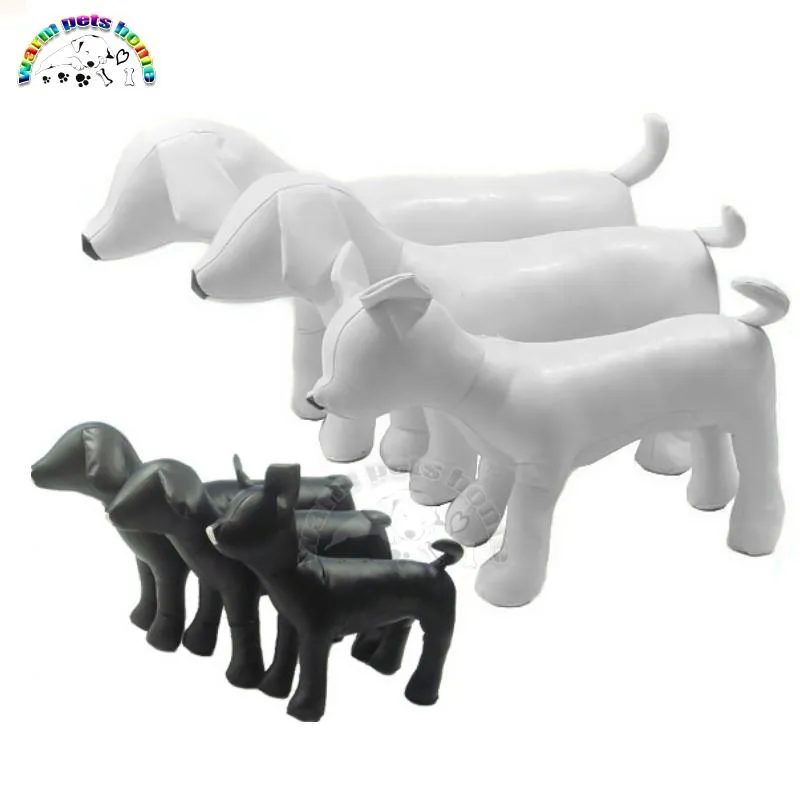 Toys 3st/Lot Leather Dog Mannequin Standing Position Dog Models Toys Pet Animal Shop Display Mannequin