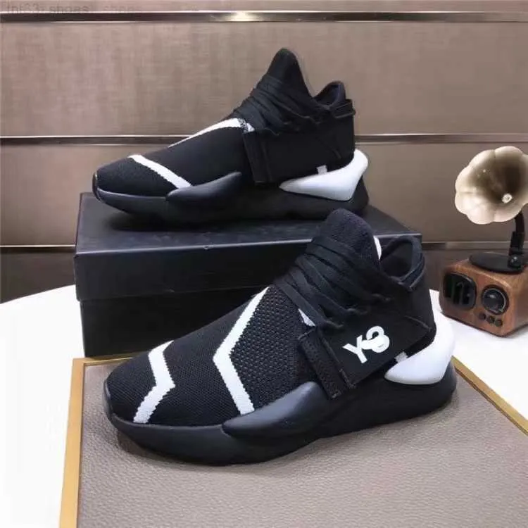 OG Y3 Designer Black Leather Sneakers For Men And Women Black