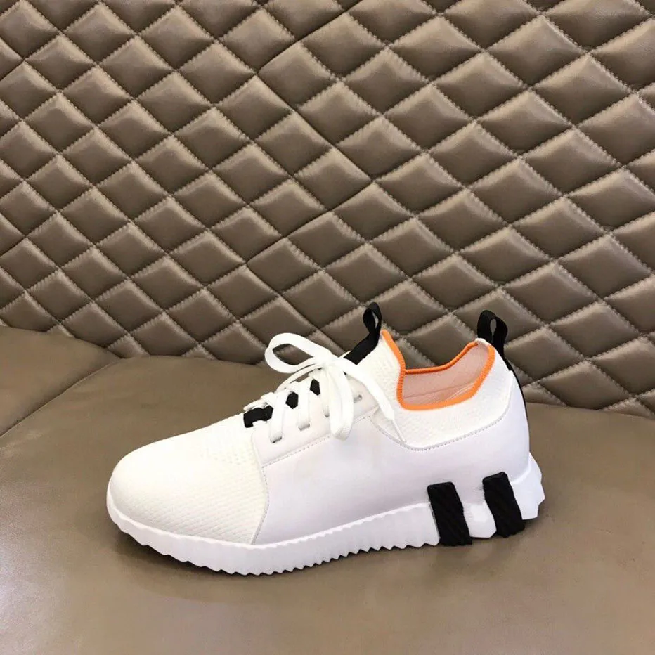 High quality luxury designer Men's leisure sports shoes fabrics using canvas and leather a variety of comfortable material size38-45 MKJKKZA000004