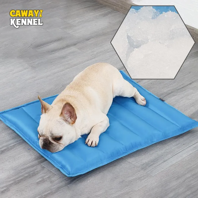DHgate Teddy Dog Cooling Mat Non Toxic Gel Pet Ice Pad for Dogs and Cats Summer Cool Pet Bed Kennel Ice Mattress Summer Cool Pet Gel Cooling Mat Pet Supplies