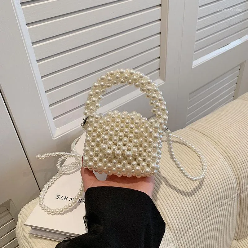 Borse Da Sera Mini Borsa Di Perle Vintage In Rilievo Ragazze