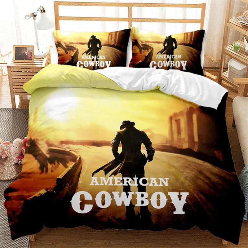 Western Bed Sets Western Cowboy Duvet Cover Wild West Themed