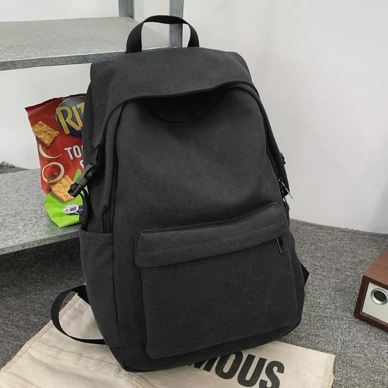 Bolsas escolares estudantes universitários mochilas mochila de grande capacidade cor portátil de cor sólida para meninas adolescentes bolsas de viagem para meninos