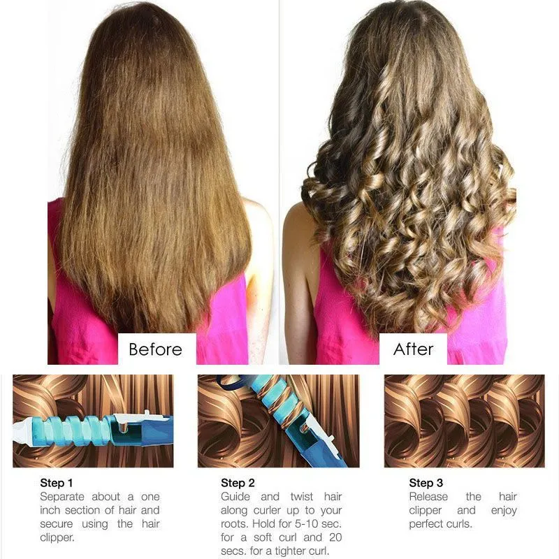 Spiral wand curling iron 2025