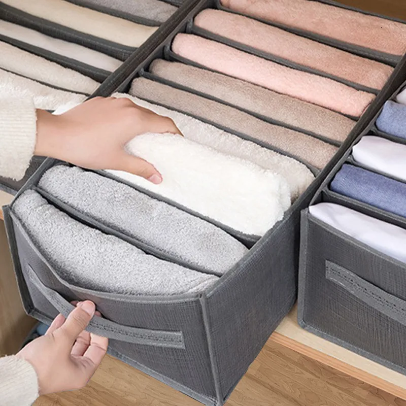 Storage Clothes Compartment Storage Mesh Compartment Drawer Bag Trouser Box  Box Housekeeping & Organizers under Bed Storage Containers Shoes Large