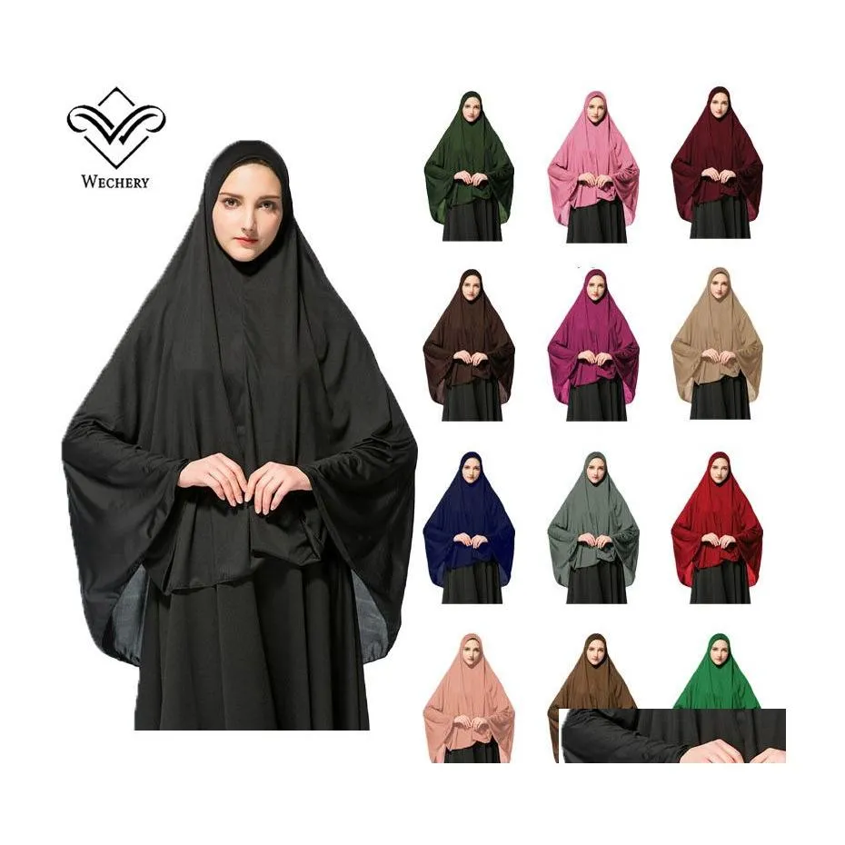 Vêtements Ethniques Islamique Hijab Abayas Courtes Pour Les Femmes Musulmanes Turques Avec La Tête Er Foulard Women039S Lâche Robe Top Quality8774633 D Ot9Sj