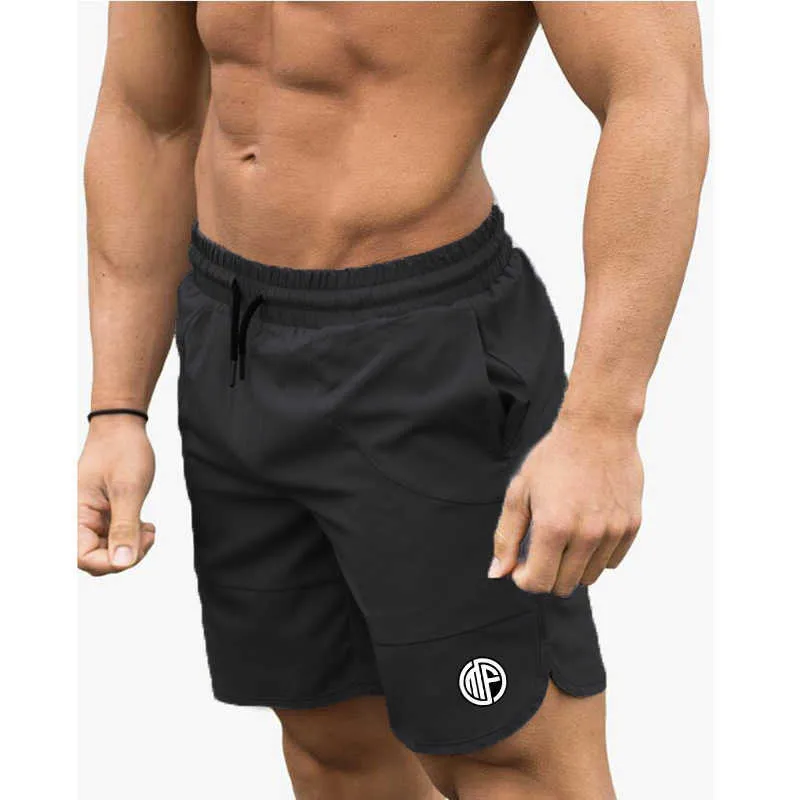 Men's Shorts Fitness Shark Summer Jogger Shorts Men Patchwork Running Sports Workout Shorts Quick Dry Training Gym Athletic Shorts Z0504