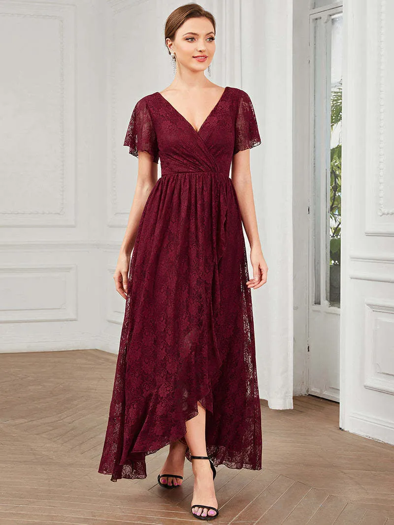 Ever pretty burgundy dress discount