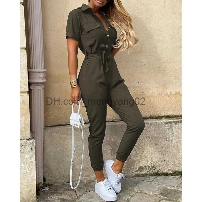 Womens Jumpsuits Rompers Fashion Women Jumpsuit Solid Color Summer