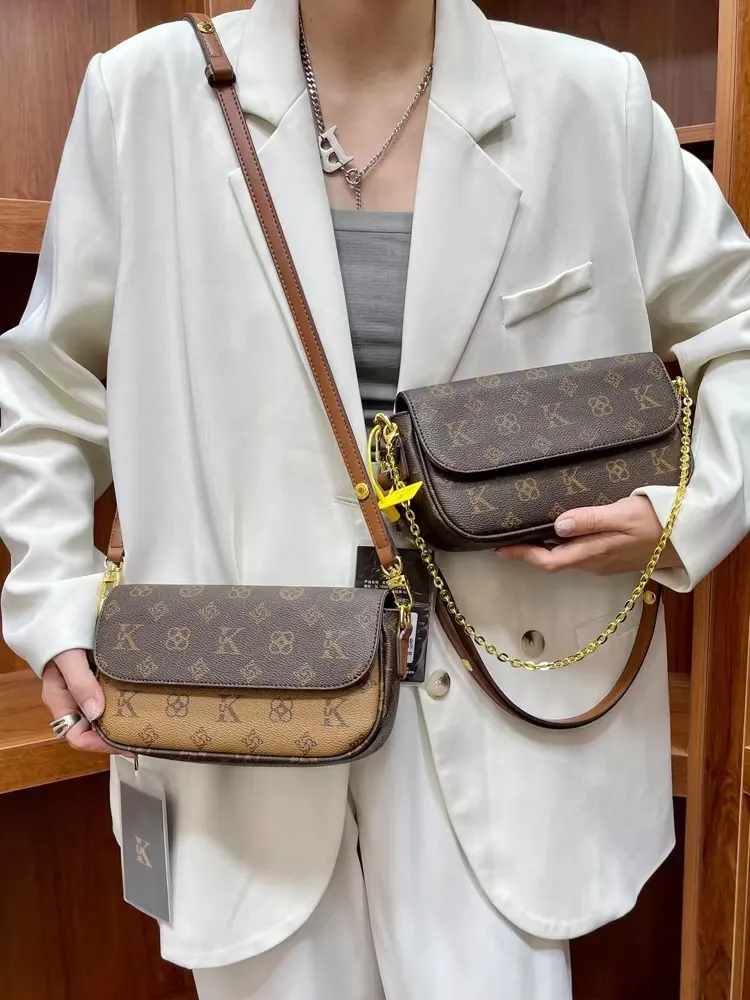 Designers Womens Shoulder Bag High Quality Presbyopia Printed One