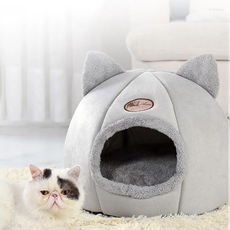 Katbedden huisdierbed grot huis voor nestmatproducten huisdieren huis accessoires panier pour chat katten gezellig slapen cama de gato