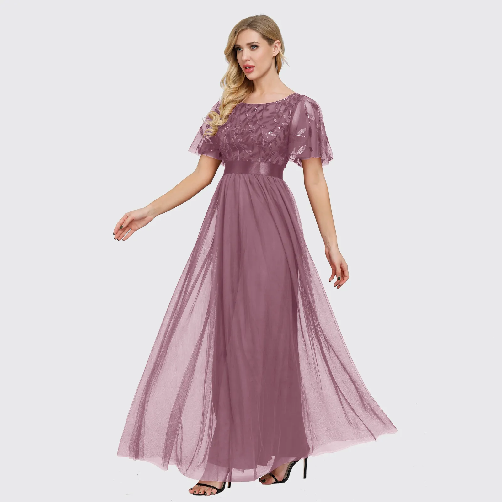 Elegant Plus Size A Line Evening Dress With Tulle... From Kong04, $103.92