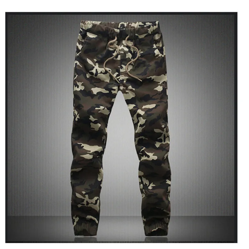 Męskie spodnie M-5x męskie Jogger Autumn Ołówek Pencil Pants Mężczyźni Kamuflabowe spodnie wojskowe luźne komfortowe spustę spodni Camo Joggers 230503