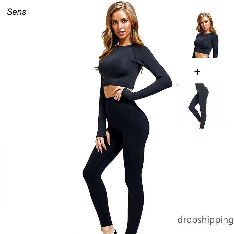 Roupa de ioga 2023 Hot Sale Gym Gym Suit ROPA Deportiva Mujer Women Women Fitness Sets Fitness Clothing Clothing Clothing Yoga Clothing Women Yoga Conjunto P230504