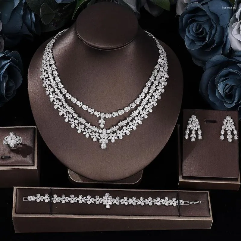 Cubic zirconia bridal necklace deals
